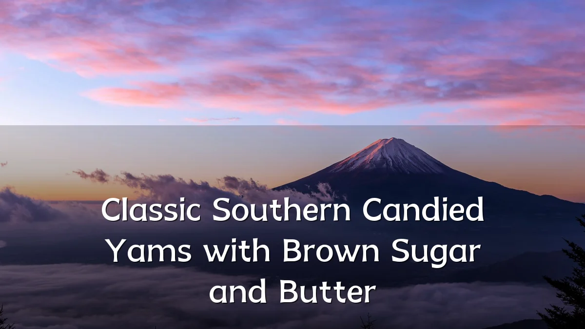 Classic Southern Candied Yams with Brown Sugar and Butter