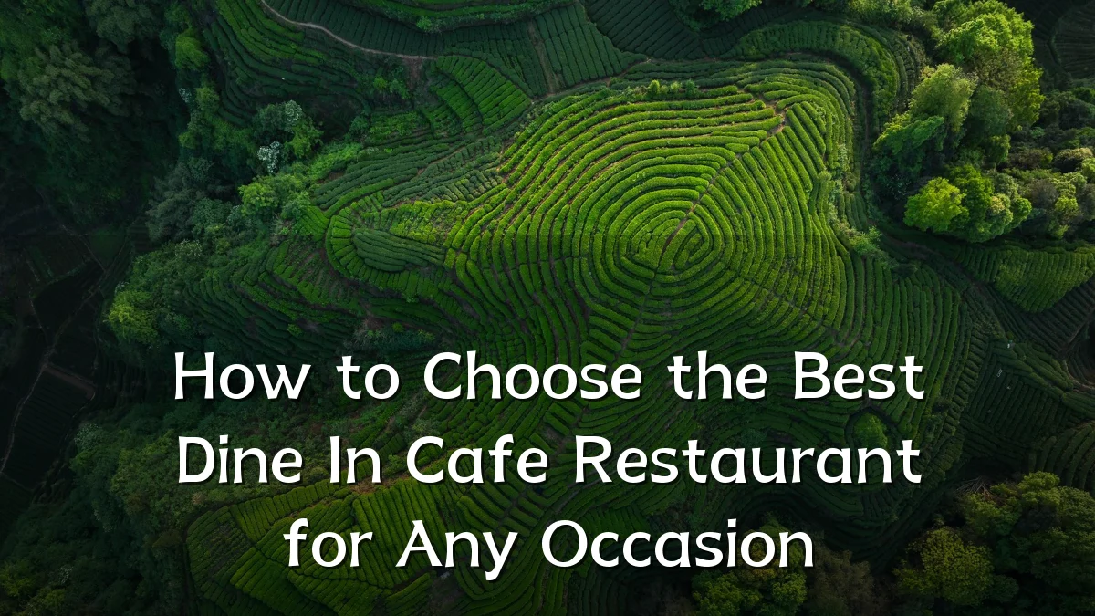 How to Choose the Best Dine In Cafe Restaurant for Any Occasion